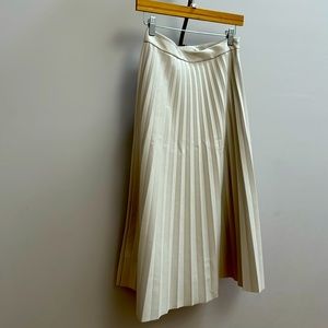 Faux leather skirt